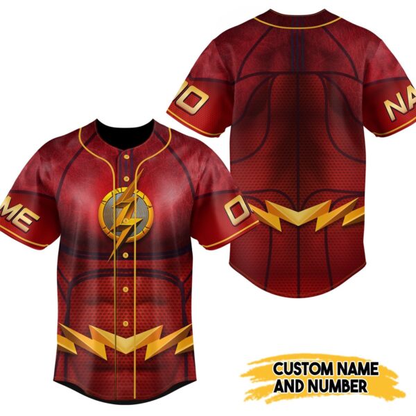 The Flash Baseball Jersey For Men Women And Kids Gift for Fans