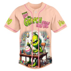 The Grinch Baseball Jersey For Men Women And Kids Gift 1