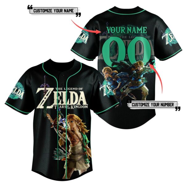 The Legend of Zelda Baseball Jersey For Men Women And Kids Gift