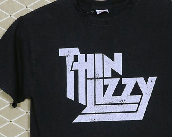 Rare Vintage Thin Lizzy T-Shirt featuring Motorhead Led Zeppelin Black Sabbath Deep Purple and more!