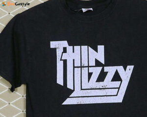 Rare Vintage Thin Lizzy T-Shirt featuring Motorhead Led Zeppelin Black Sabbath Deep Purple and more!