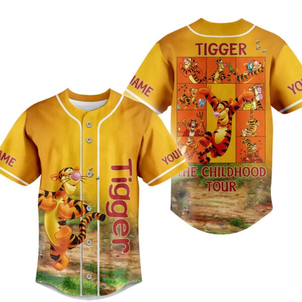 Tigger The Childhood Tour Baseball Jersey For Men Women And Kids Gift
