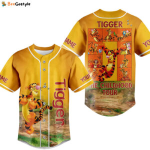 Tigger The Childhood Tour Baseball Jersey For Men Women And Kids Gift