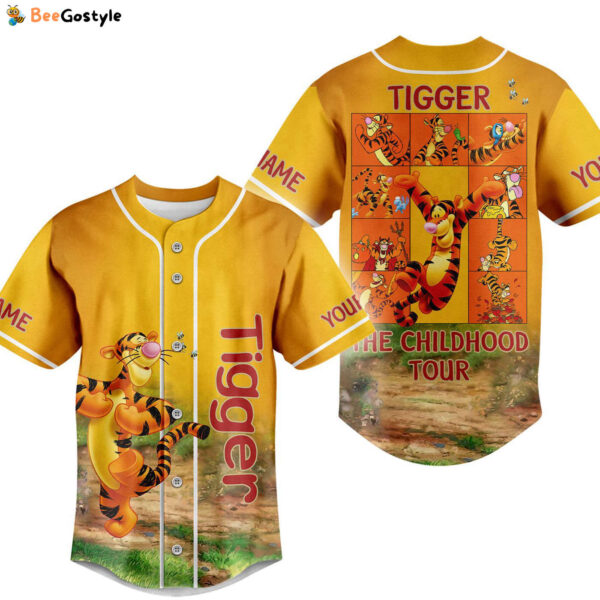 Tigger The Childhood Tour Baseball Jersey For Men Women And Kids Gift