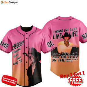 Tim McGraw Baseball Jersey For Men Women And Kids Gift