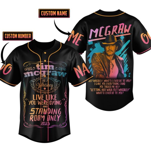 Tim McGraw Baseball Jersey For Men Women And Kids Gift