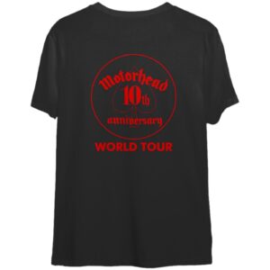 Rare Vintage 1985 Motorhead 10th Anniversary World Tour Shirt - Limited Edition Metal Band Tee 3