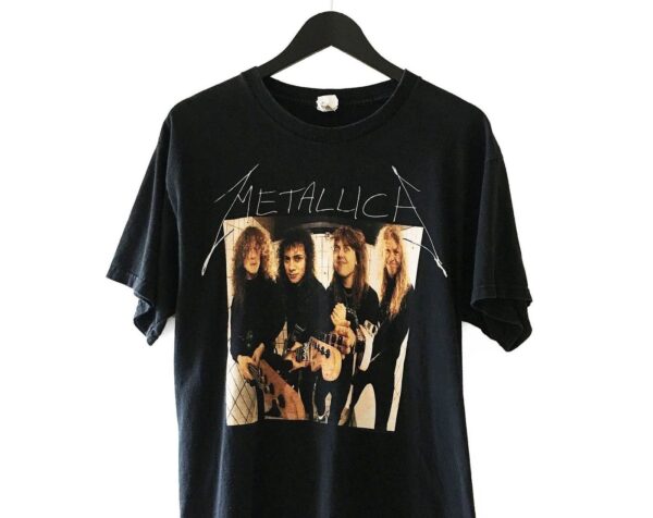 Vintage Metallica Band T Shirt Thrash Metal Tee Guns N Roses Black Sabbath Motorhead Slayer Pushead – Rock Music Merchandise