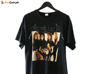 Vintage Metallica Band T Shirt Thrash Metal Tee Guns N Roses Black Sabbath Motorhead Slayer Pushead - Rock Music Merchandise