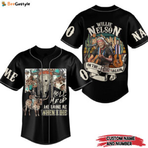 Willie Nelson Baseball Jersey For Men Women And Kids Gift