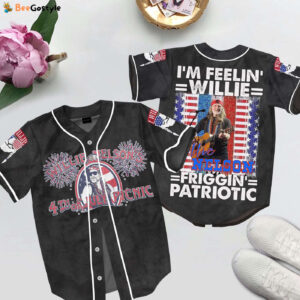 Willie Nelson Fourth of July Picnic Baseball Jersey For Men Women And Kids Gift