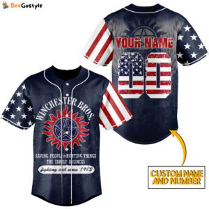 Winchester Bros Baseball Jersey For Men Women And Kids Gift