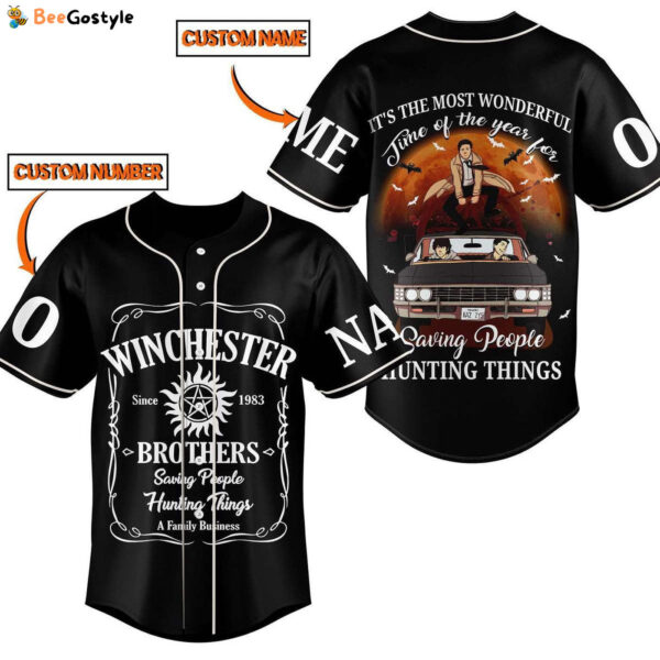 Winchester Brothers Baseball Jersey For Men Women And Kids Gift