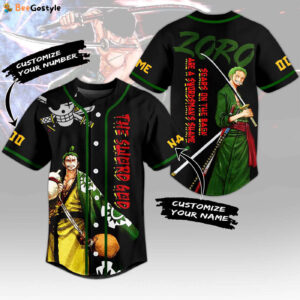 Zoro One Piece Baseball Jersey For Men Women And Kids Gift