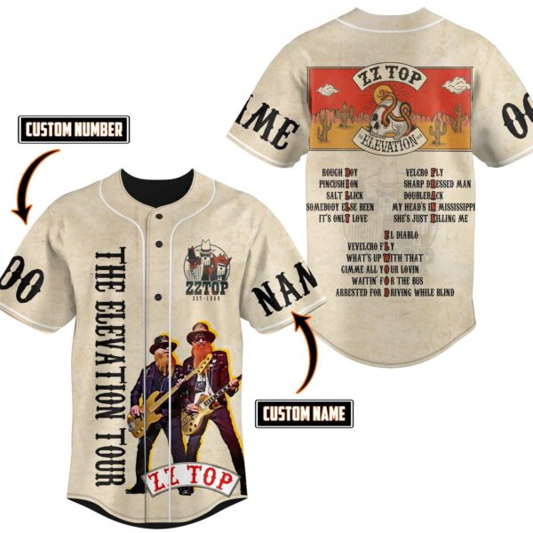 ZZ Top Baseball Jersey For Men Women And Kids Gift